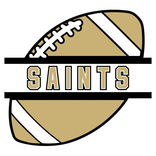 Football New Orleans Saints Logo iron on paper